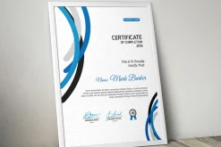 Certificate Word | PSD | AI