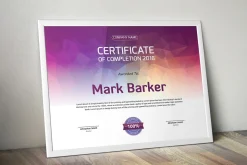 Certificate Word | PSD | AI