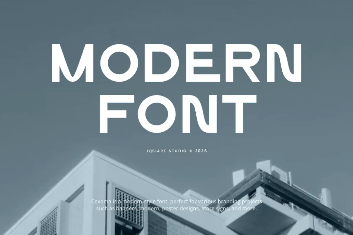 Cexoma - Corporate Logo Font