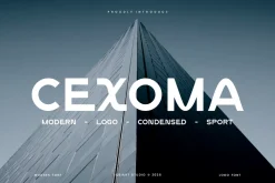 Cexoma - Corporate Logo Font