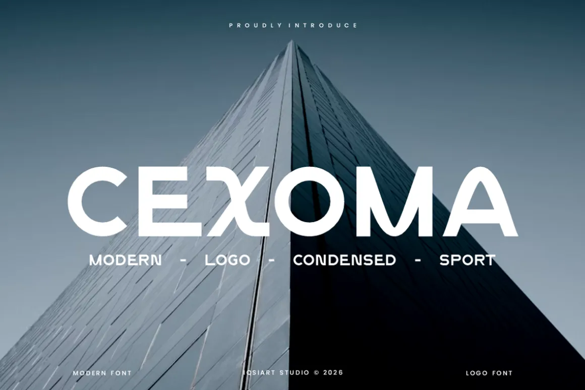 Cexoma - Corporate Logo Font