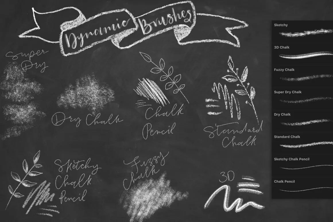 Chalkify Brushes for Procreate