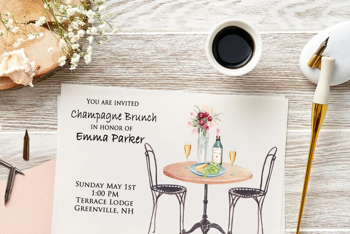 Champagne Brunch - Romantic Cafe