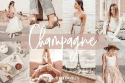 Champagne Lightroom Mobile Presets