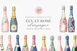 Champagne Romantic Patterns