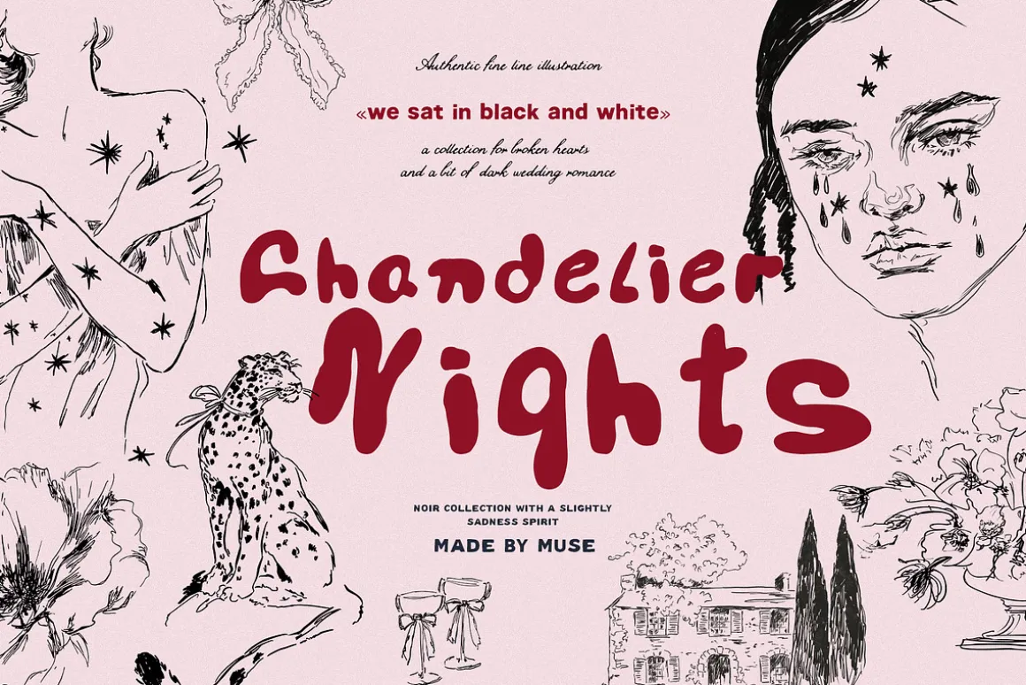 Chandelier Nights Fine Art Clipart