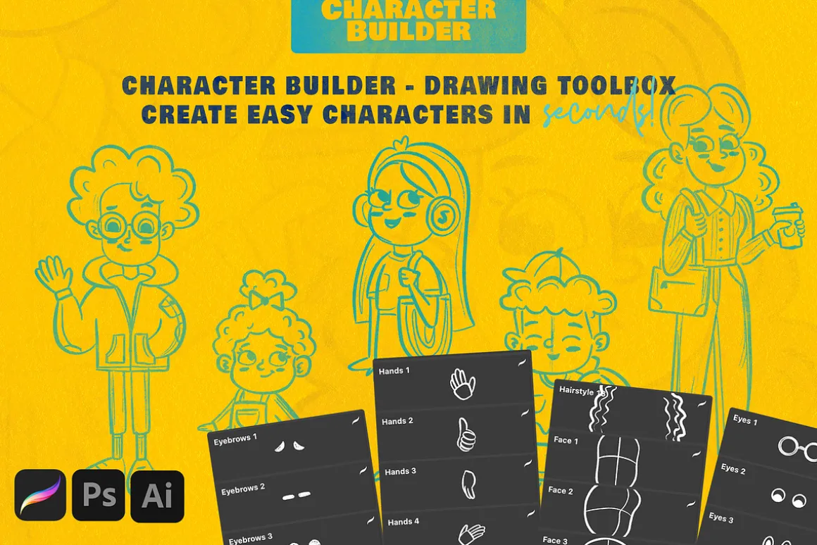 Character Builder - Drawing Toolkit