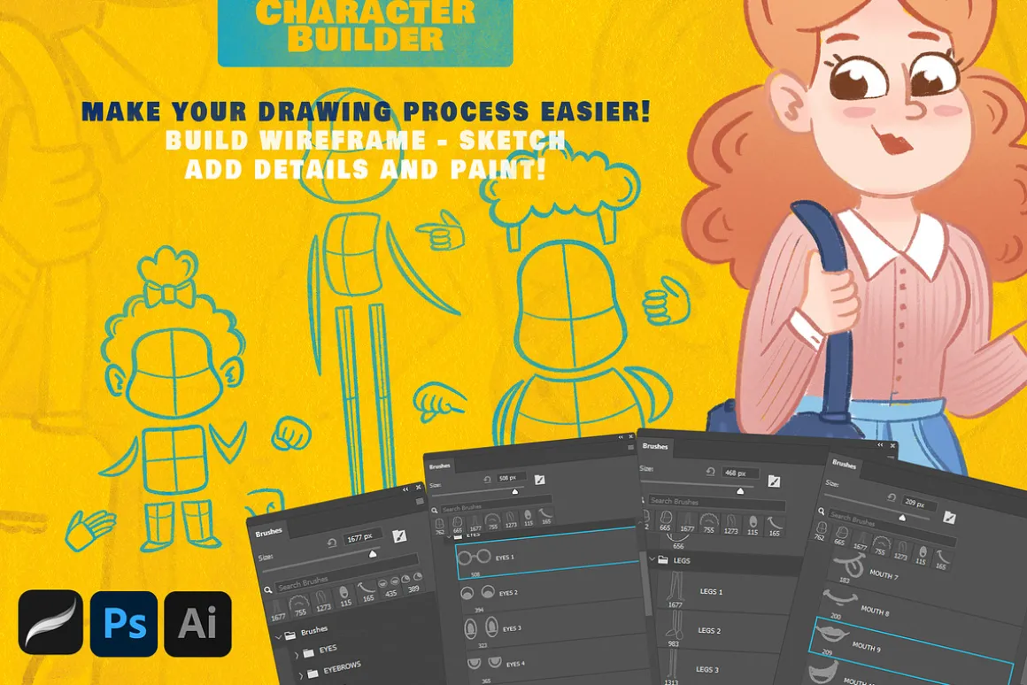 Character Builder - Drawing Toolkit