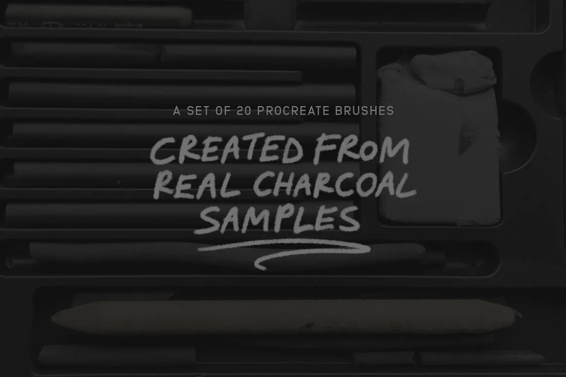 Charcoal Procreate Brushes