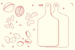 Charcuterie Vector Food Illustration