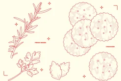 Charcuterie Vector Food Illustration