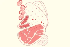 Charcuterie Vector Food Illustration