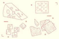 Charcuterie Vector Food Illustration