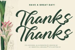 Charity Thomas Bold Calligraphy