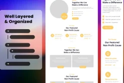 Charity Wireframe Website Vol. 09