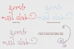 Charm Flora// Curly Font Set