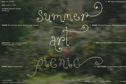 Charm Flora// Curly Font Set
