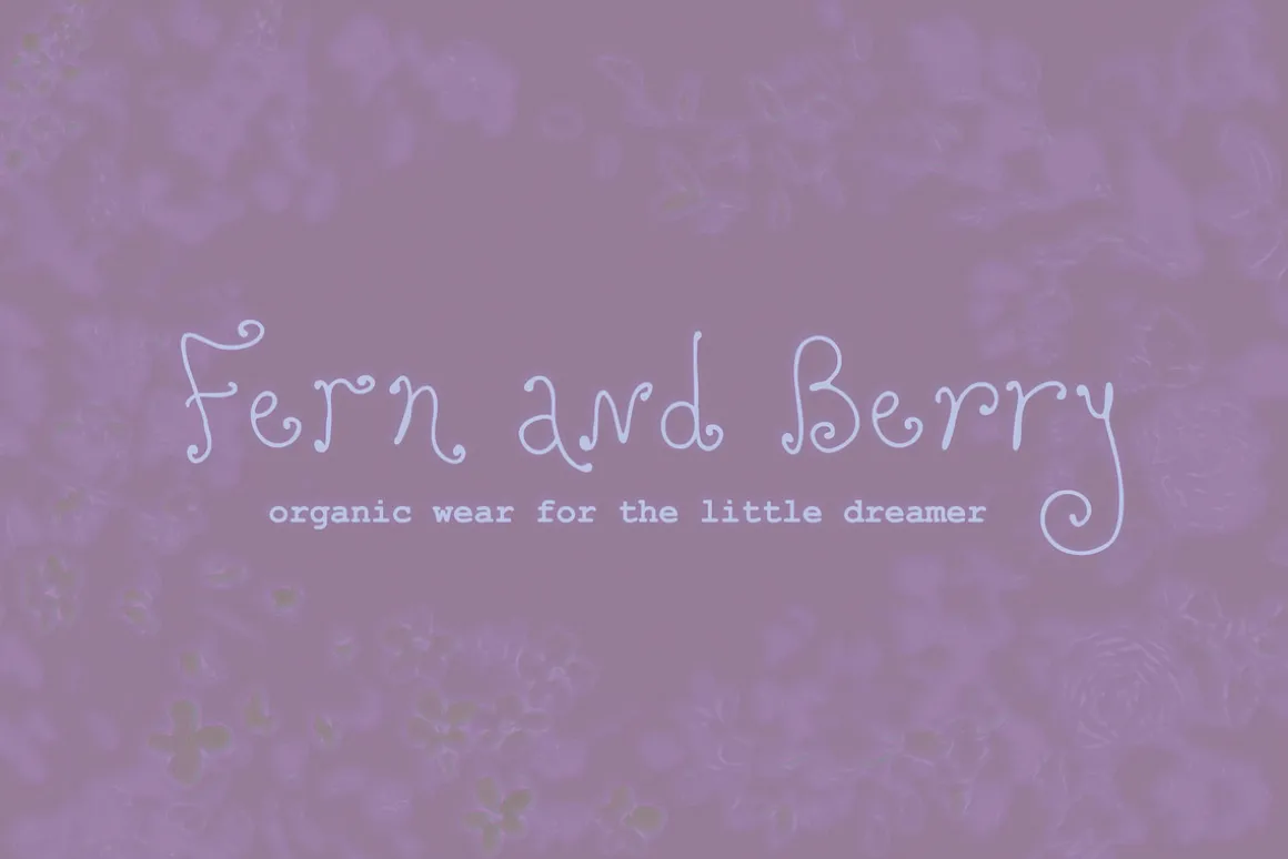 Charm Flora// Curly Font Set