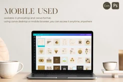 Chart & Graph Duo Palette CANVA PS