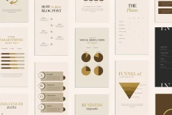 Chart & Graph Duo Palette CANVA PS