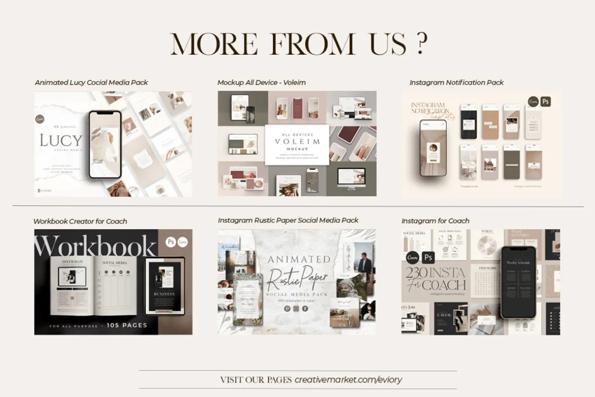 Chart & Graph Duo Palette CANVA PS