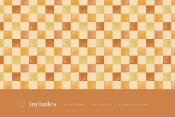 Checkered Painted Seamless Patterns