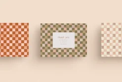 Checkered Painted Seamless Patterns