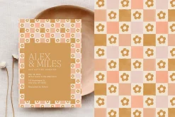 Checkered Painted Seamless Patterns