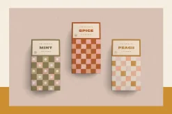 Checkered Painted Seamless Patterns