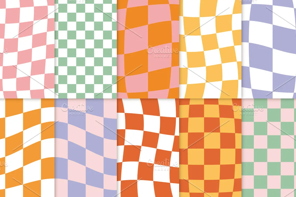 Chekered chessboard seamless pattern