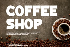 Cheko Khol - Coffee Shop Font