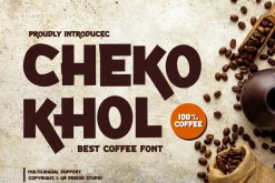 Cheko Khol - Coffee Shop Font
