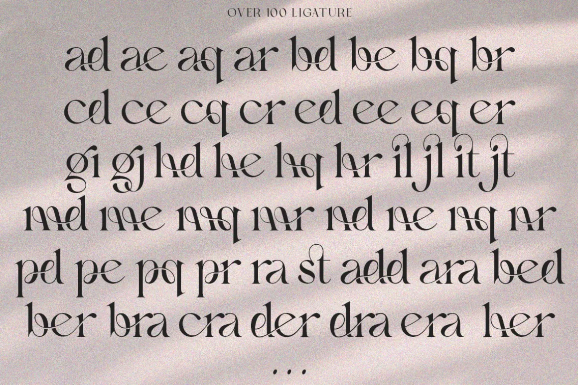 Cherilyn | Ligature Font