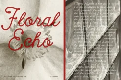Cherry Merlot Vintage Ink Script