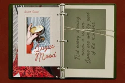 Cherry Merlot Vintage Ink Script