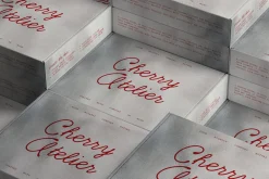 Cherry Merlot Vintage Ink Script