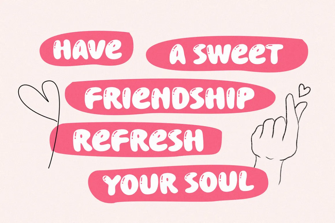 Chewy Bubble - Fat & Handy Font