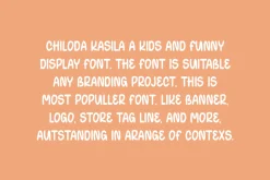 Chiloda Kasila - Kids Font