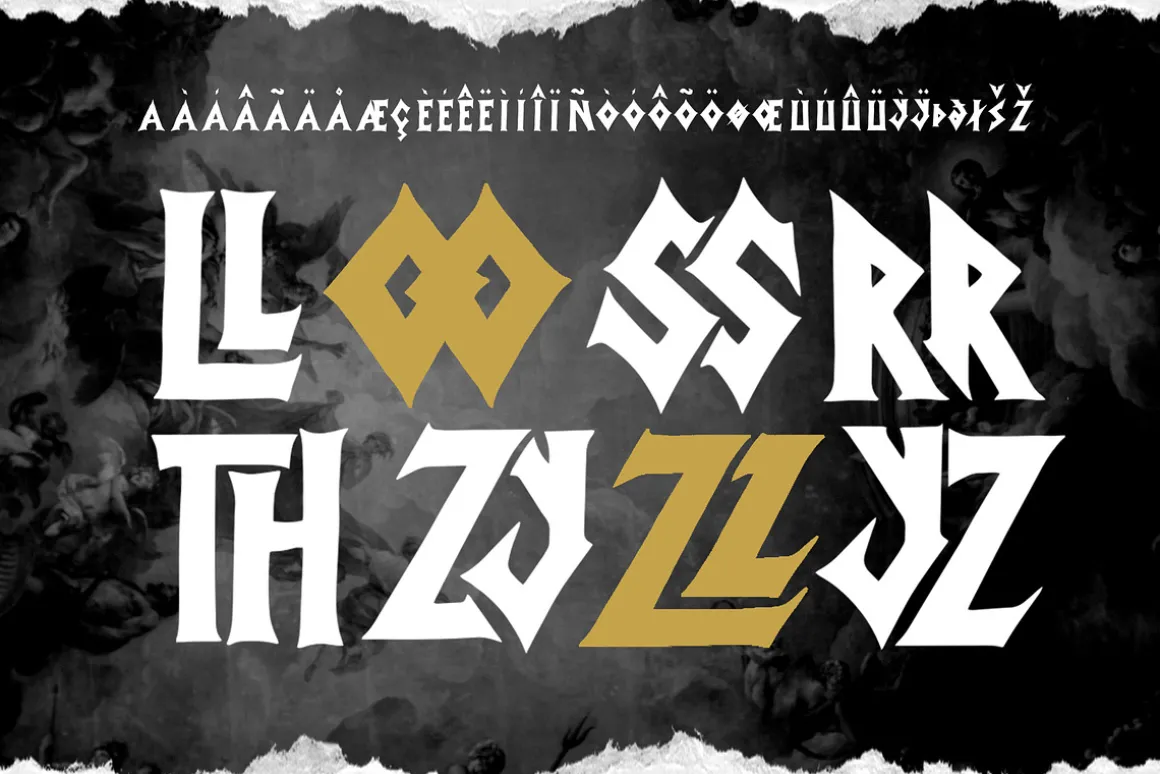 Chimers Graffiti Y2k Display Font