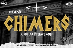 Chimers Graffiti Y2k Display Font