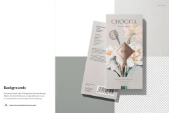 Chocolate Bar Packaging Mockup v.4