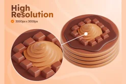 Chocolate Day 3D Icons