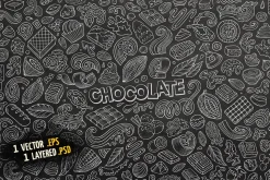 Chocolate Objects & Symbols Set