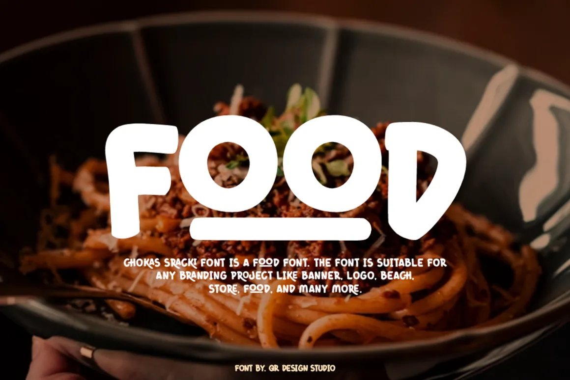 Chokas Sracki - Food Font
