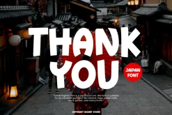 Choki Kighiro - Japan Font