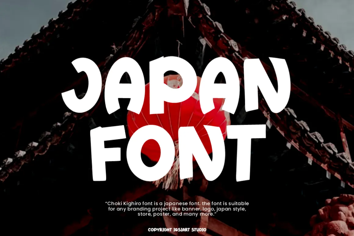 Choki Kighiro - Japan Font