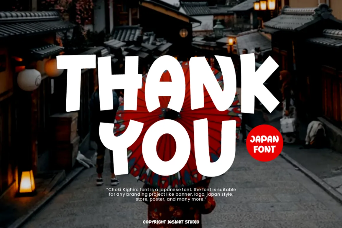 Choki Kighiro - Japan Font