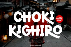 Choki Kighiro - Japan Font