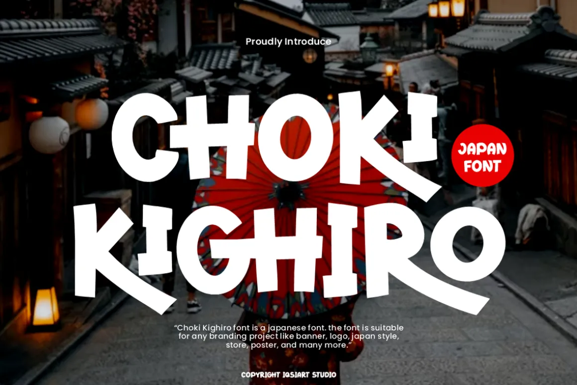 Choki Kighiro - Japan Font