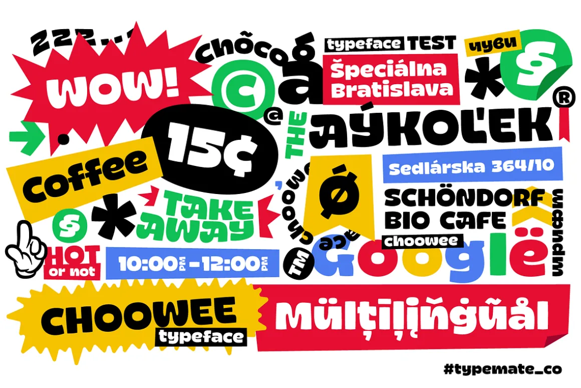 Choowee Typeface
